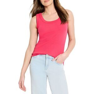 Nic+Zoe Womens Petite Perfect Knit Rib Scoop Tank
